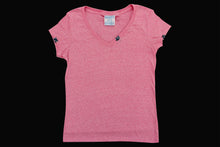 Cargar imagen en el visor de la galería, Playera cuello en V - Rosa 2