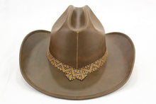 Load image into Gallery viewer, Sombrero Vaquero - Café 2 imitación Piel