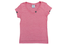 Cargar imagen en el visor de la galería, Playera cuello en V - Rosa 2