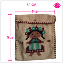 Cargar imagen en el visor de la galería, Bolsas bordadas a mano Lele